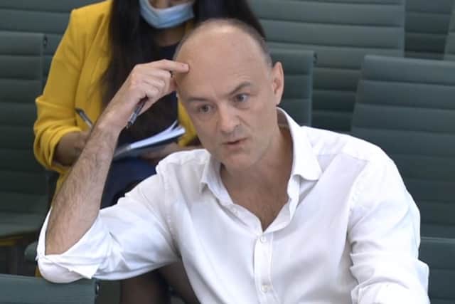 Dominic Cummings claimed the UK government made serious mistakes over the transfer of hospital patients to care homes (Picture: House of Commons via PA)