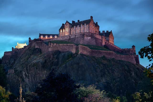 Edinburgh Castle  has been voted the UK's most beautiful landmark