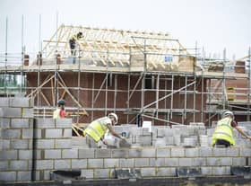 The number of new homes build fell dramatically, with Covid-19 being blamed for the slump
Pic: PA