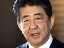 Former Japanese Prime Minister Shinzo Abe has collapsed after he was shot at an event in the city of Nara.

 (AP Photo/Eugene Hoshiko, File)