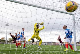 Craig Halkett scored the only goal of the game for Hearts against Cowdenbeath.