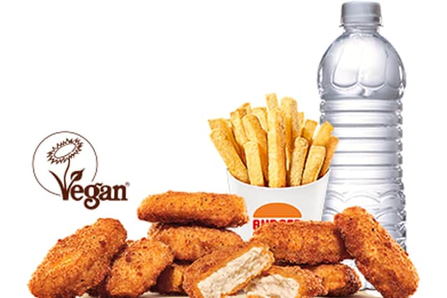 Burger King's vegan nuggets are launching across the UK from Wednesday as part of a pledge to make its menu 50% meat-free by 2030.