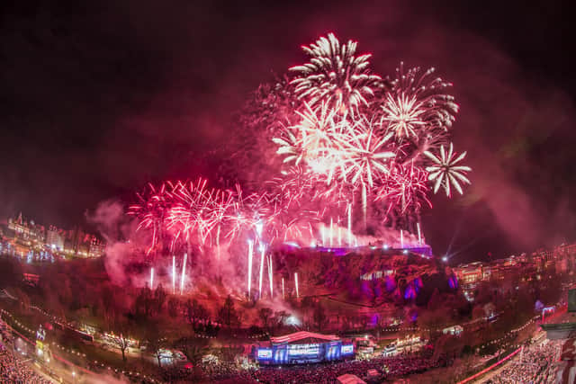 Edinburgh's 'midnight moment' Hogmanay fireworks are set to return for the first time since 2019. Picture: Keith Valentine