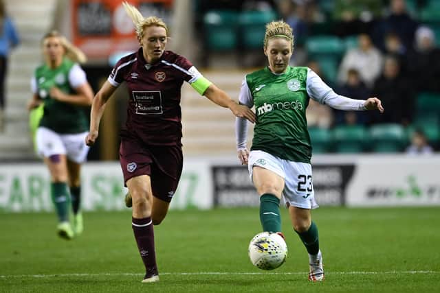 Rachael Boyle will continue to play for Hibs women while Martin goes to Saudi Arabia