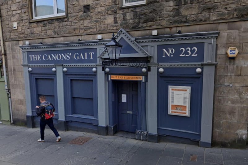 The Canons' Gait is a traditional Edinburgh pub that is also the headquarters of the PBH Free Fringe. The Royal Mile institution plays host to dozens of performances during August, including Fringe favourites Peter Buckley Hill and Kate Smurthwaite, in its Basement Bar.