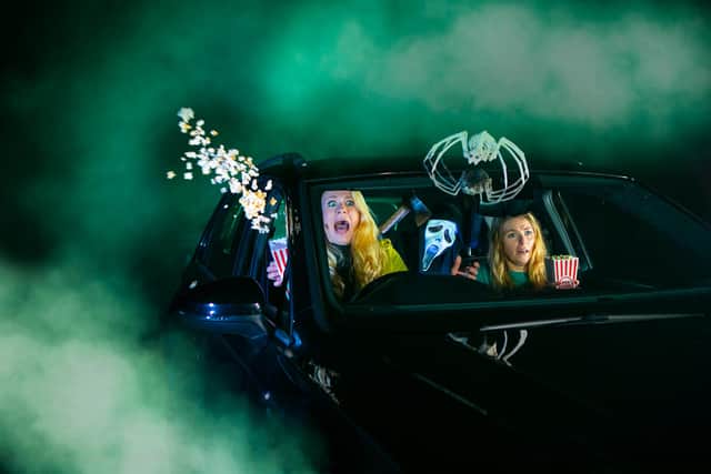 The pre-screening entertainment includes Halloween-themed sing along, film quiz with spot prizes, competition for best costumes and carved pumpkins displayed on the dashboard