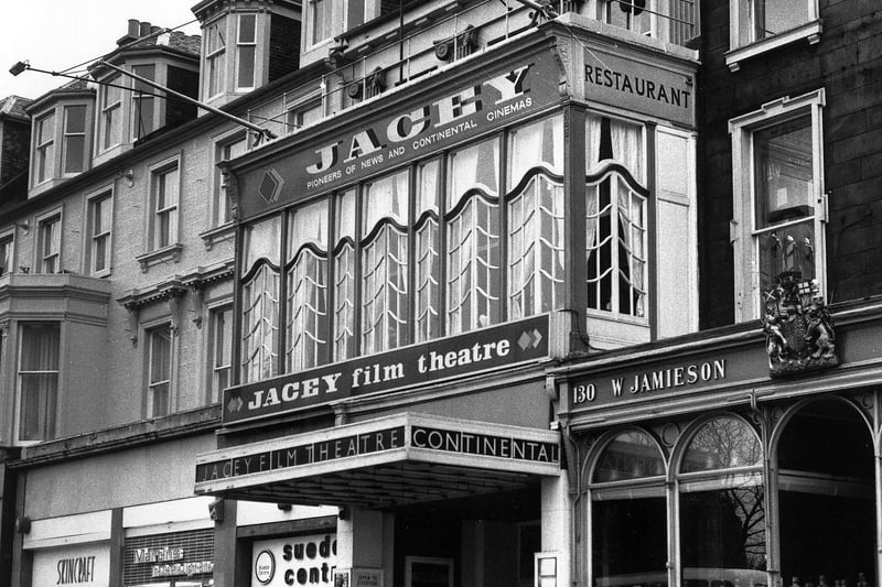 Originally called Princes Cinema which opened on September 14th 1912 and closed its doors on November 4th 1935. It was remodelled for the Scottish Associated News Theatres and called the Monseigneur News Theatre.  It became the Jacey in January 1964 and closed in 1973 after suffering from the closure of Princes Street station.