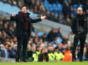 Lee Johnson came up against Pep Guardiola when Manchester City and Bristol City met in the Carabao Cup semi-finals in 2018