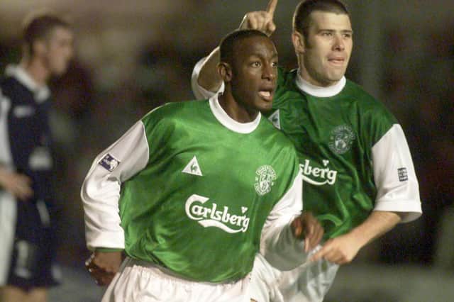 Russell Latapy starred at Easter Road in the late 90s. Picture: SNS