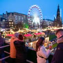 Edinburgh Christmas Market and Princes Street Gardens. Picture: Ian Georgeson