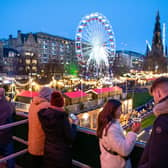 Edinburgh Christmas Market and Princes Street Gardens. Picture: Ian Georgeson