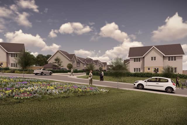 CGI of the new development. Preston Glade will see Cala Homes (East) build the homes at an 'expansive' 6.2-hectare site to the south west of Linlithgow.