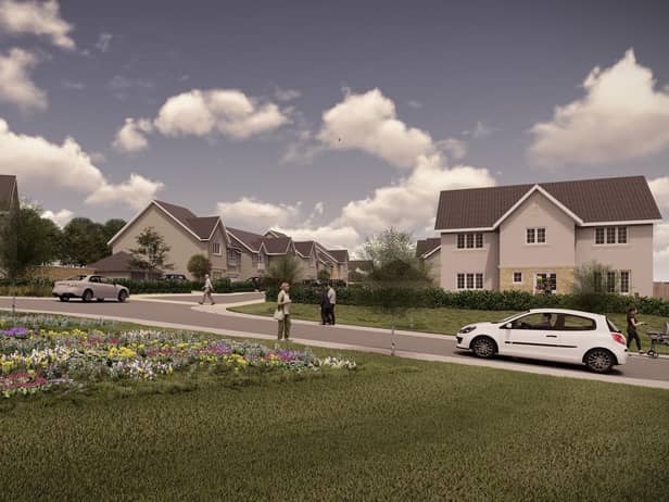 CGI of the new development. Preston Glade will see Cala Homes (East) build the homes at an 'expansive' 6.2-hectare site to the south west of Linlithgow.