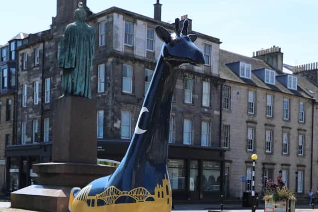 This striking sculpture features iconic landmarks, including Edinburgh Castle, the Forth Rail Bridge and St Giles Cathedral.