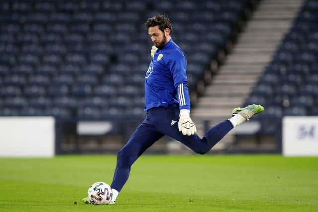 Craig Gordon started between the sticks for the second game running. Picture: Getty