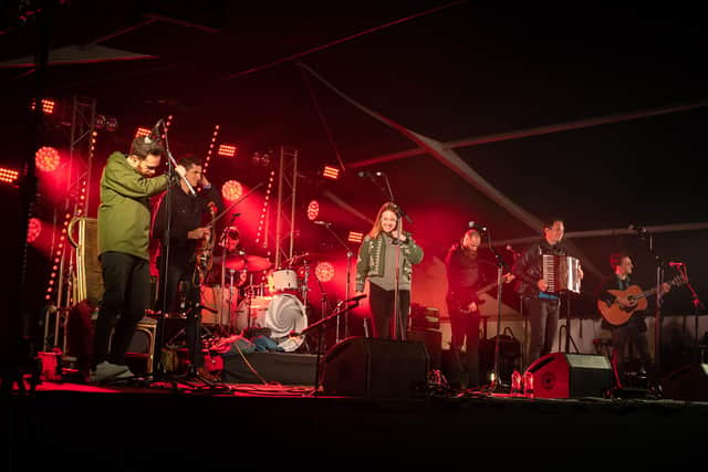 Trad stars Manran played at the Capers in Cannich festival at the weekend. Picture: Ryan Balharry