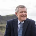 Willie Rennie believes the Lib Dems could pick up an extra seat in Lothian      Pic: Lisa Ferguson







Scottish Liberal Democrat Leader Willie Rennie unveils his commitment card ahead of the first TV debate.







Scottish Liberal Democrat Leader Willie Rennie unveils his commitment card ahead of the first TV debate.