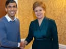 Rishi Sunak and Nicola Sturgeon talked over a private dinner at an Inverness hotel (Picture: Downing Street)