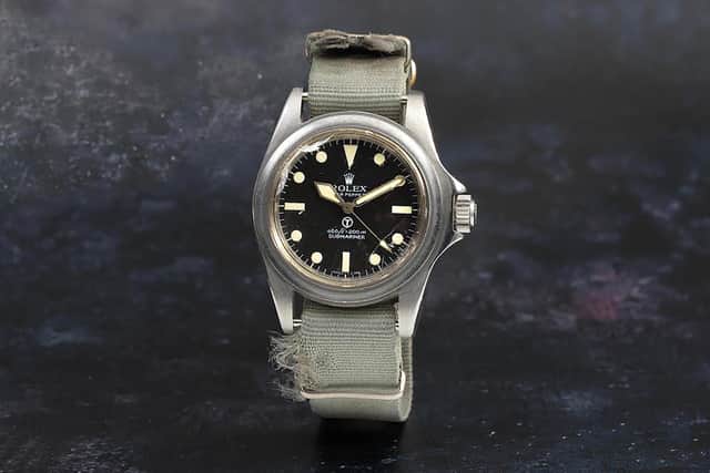 The rare Royal Navy diver's Rolex watch