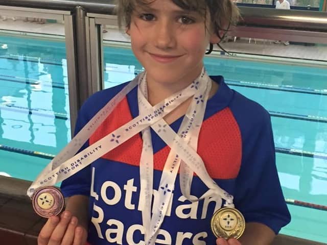 Sam Downie started swimming when he was just eight-year-old after he was advised to take up a non-contact sport