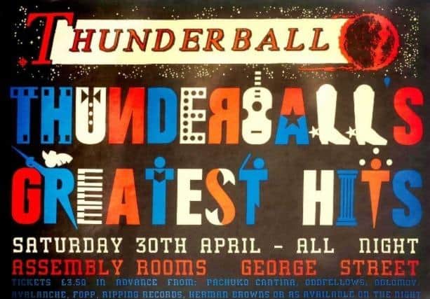 Thunderball club poster by Fred Deakin