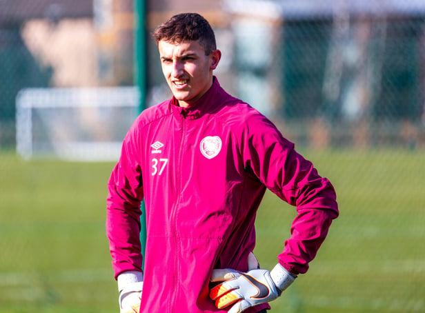 Hearts have a plan for teenage keeper Harry Stone. Pic: David Mollison.