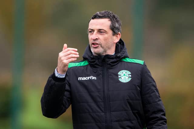 Hibs boss Jack Ross is backing his players to get back to winning ways following their Scottish Cup disappointment. Photo by Paul Devlin/SNS Group