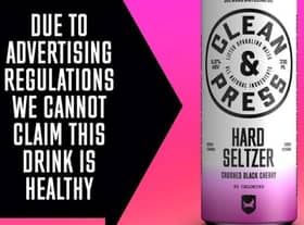 Screengrab issued by the Advertising Standards Authority (ASA) of an Instagram post by Brewdog that has been banned for making misleading claims over an alcoholic drink.