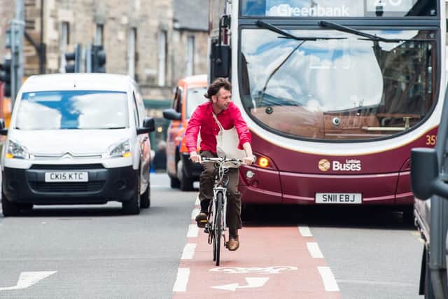 Scott Arthur says Labour wants to encourage more people to cycle, walk and use public transport.   Photograph: Ian Georgeson.