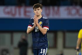 Aaron Hickey is now a Scotland internationalist after a fine season in Serie A.