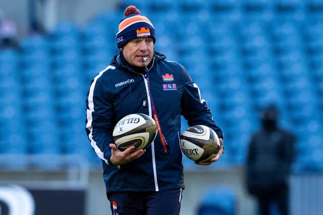 Edinburgh coach Richard Cockerill was pleased with the win but says there is plenty to work on ahead of Friday's rematch. Picture: Ross Parker/SNS