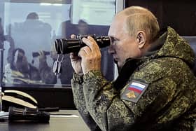 Russian President Vladimir Putin has issued veiled threats to use nuclear weapons (Picture: Mikhail Klimentyev/Sputnik/Kremlin pool photograph via AP, file)