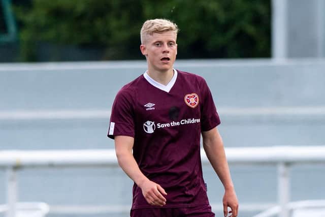 Alex Cochrane looked comfortable on his first Hearts outing.