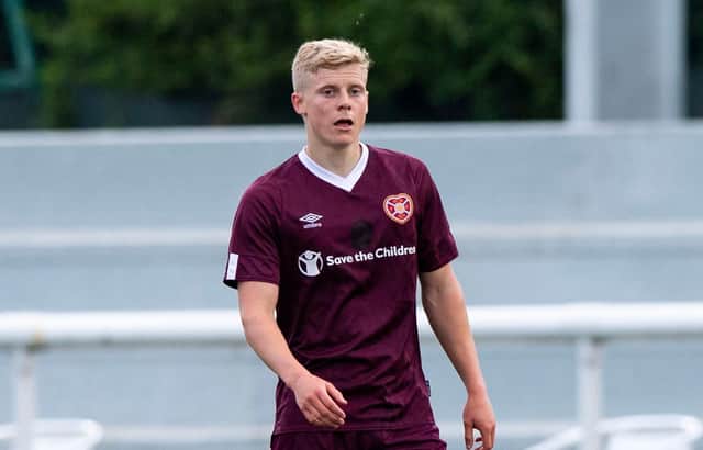 Alex Cochrane looked comfortable on his first Hearts outing.