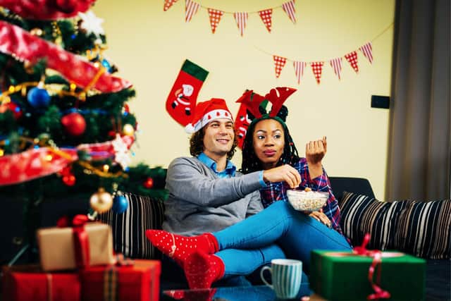 From It's a Wonderful Life to Love Actually and The Italian Job - there are films for everyone on TV for Christmas Day 2021. (Image credit: Getty Images via Canva Pro)