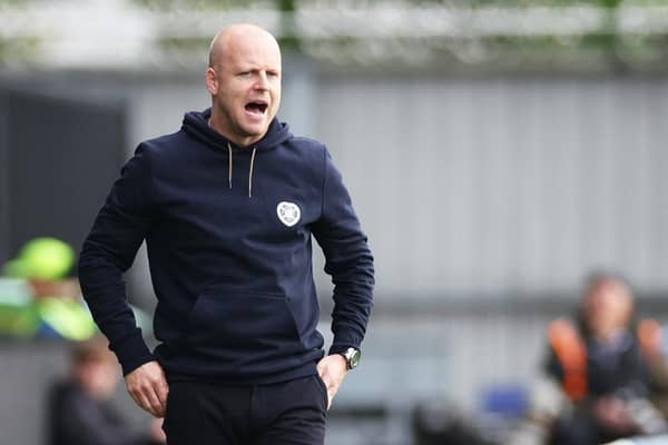 Hearts manager Steven Naismith was frustrated by the outcome against St Mirren. Pic: SNS