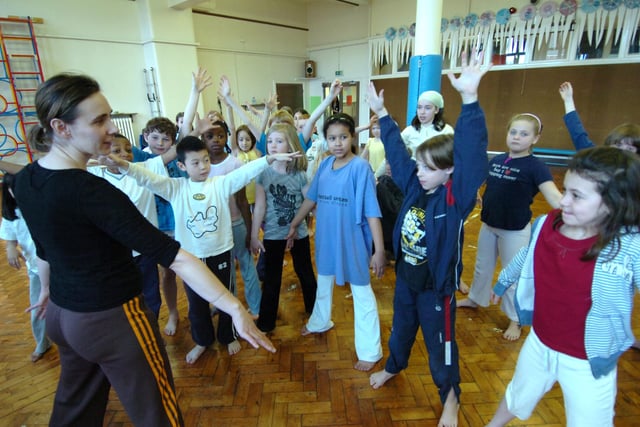 Youngsters at Hunters Bar Junior School took part in a dance session with instructor Sandy Fisher, as part of their science learning at the school