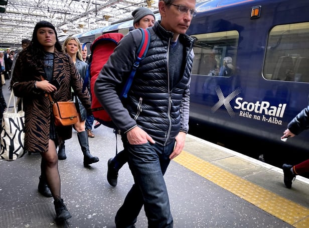 ScotRail peak fares are due to be suspended for six months at some point in 2023-24. Picture: Jane Barlow/PA