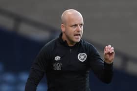 Hearts coach Steven Naismith is in charge of the club's B team.