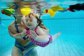 Swimming pools can initially seem daunting to young children (Picture: Ian Waldie/Getty Images)