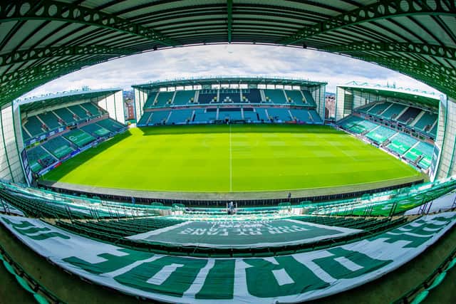 A general view of Easter Road stadium