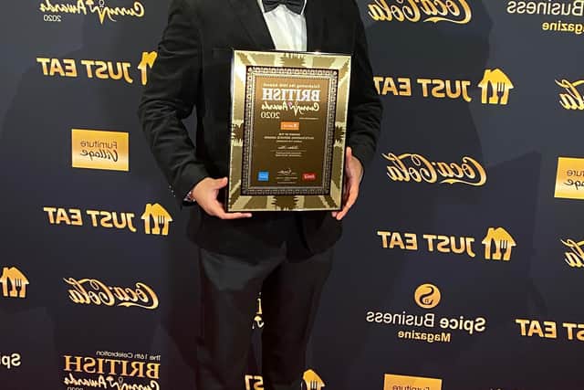 Habibur Khan became the youngest person to take home one of the major British Curry Awards last year when Radhuni was named Scotland’s best curry restaurant.