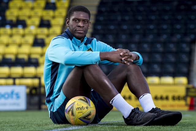 Joel Nouble  feels ready to make an impact in the top flight at Livingston after returning from an productive loan spell at Arbroath