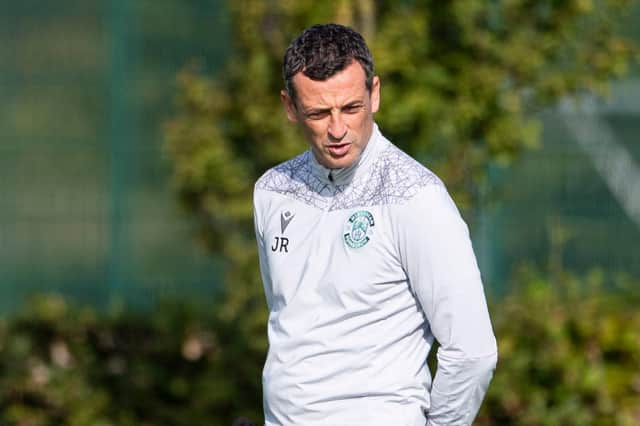 Hibs boss Jack Ross expects Sunday to be a good measure of his team's progress this season