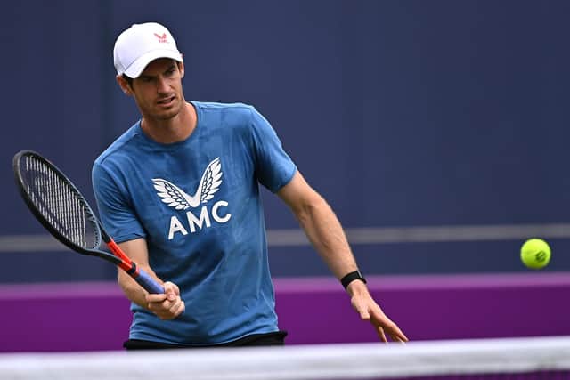 Andy Murray has received a Wimbledon wild card. Picture: Tony O'Brien/Getty Images