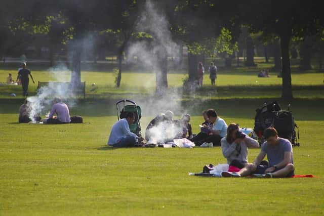 The Chief Medical Officer told Scots to stick to meet only outdoors, in small groups, and observing distancing rules.