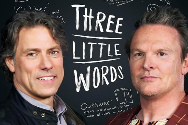 John Bishop is one half of the podcast Three Little Words