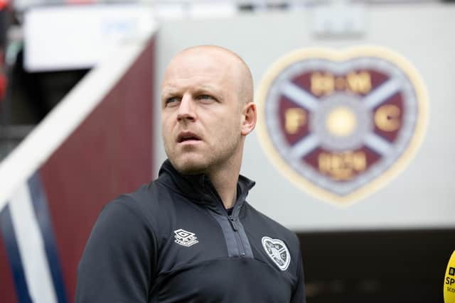Interim Hearts manager Steven Naismith is pleased with the team's attacking prowess.