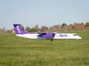 Flybe's logo and purple livery is similar to one of the airline's past colour schemes. Picture: Flybe