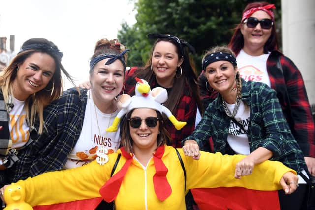 The hen do trade is harmless fun and very profitable for Edinburgh’s hospitality industry (Picture: Joe Giddens/PA)